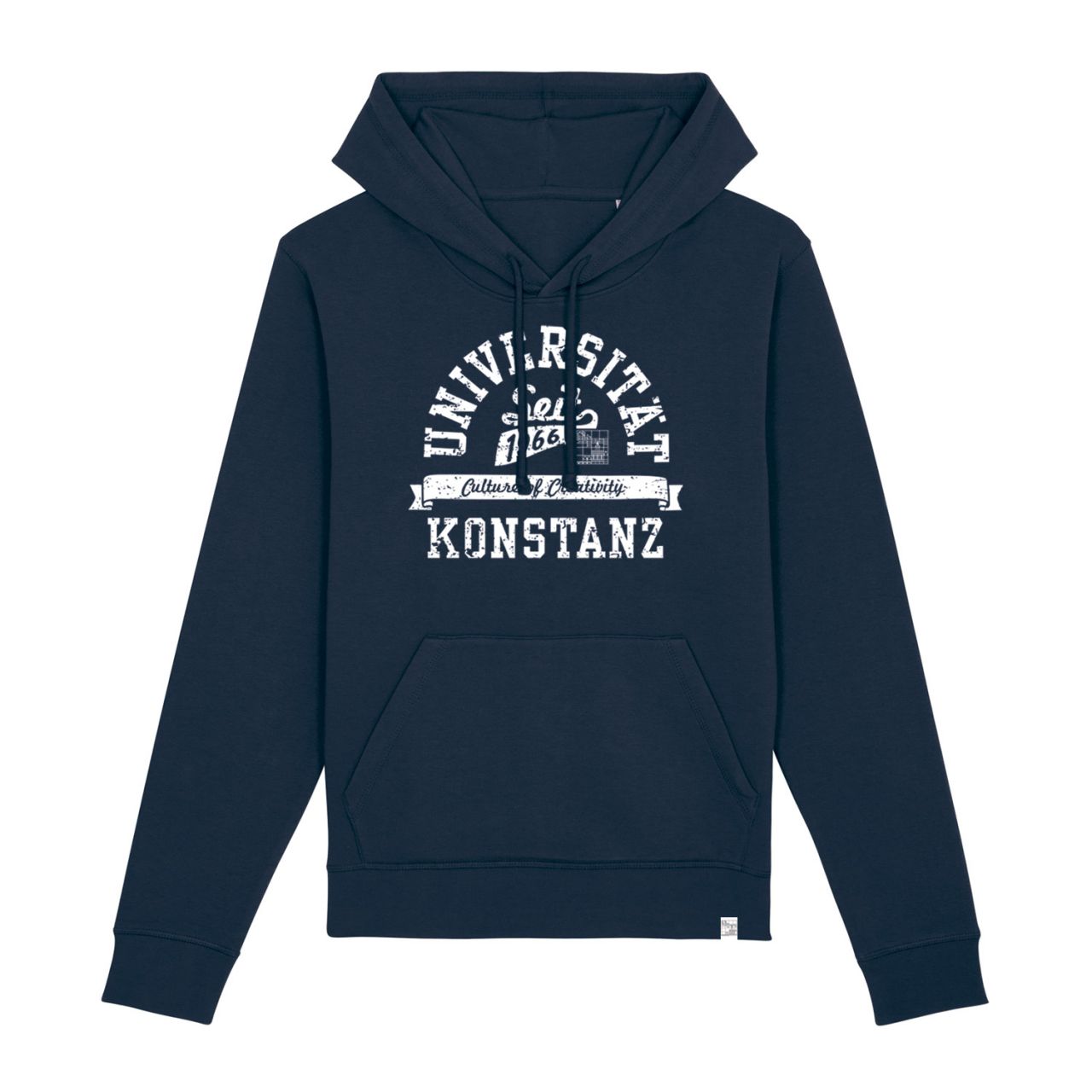 Unisex Organic Hooded Sweatshirt, navy, berkley